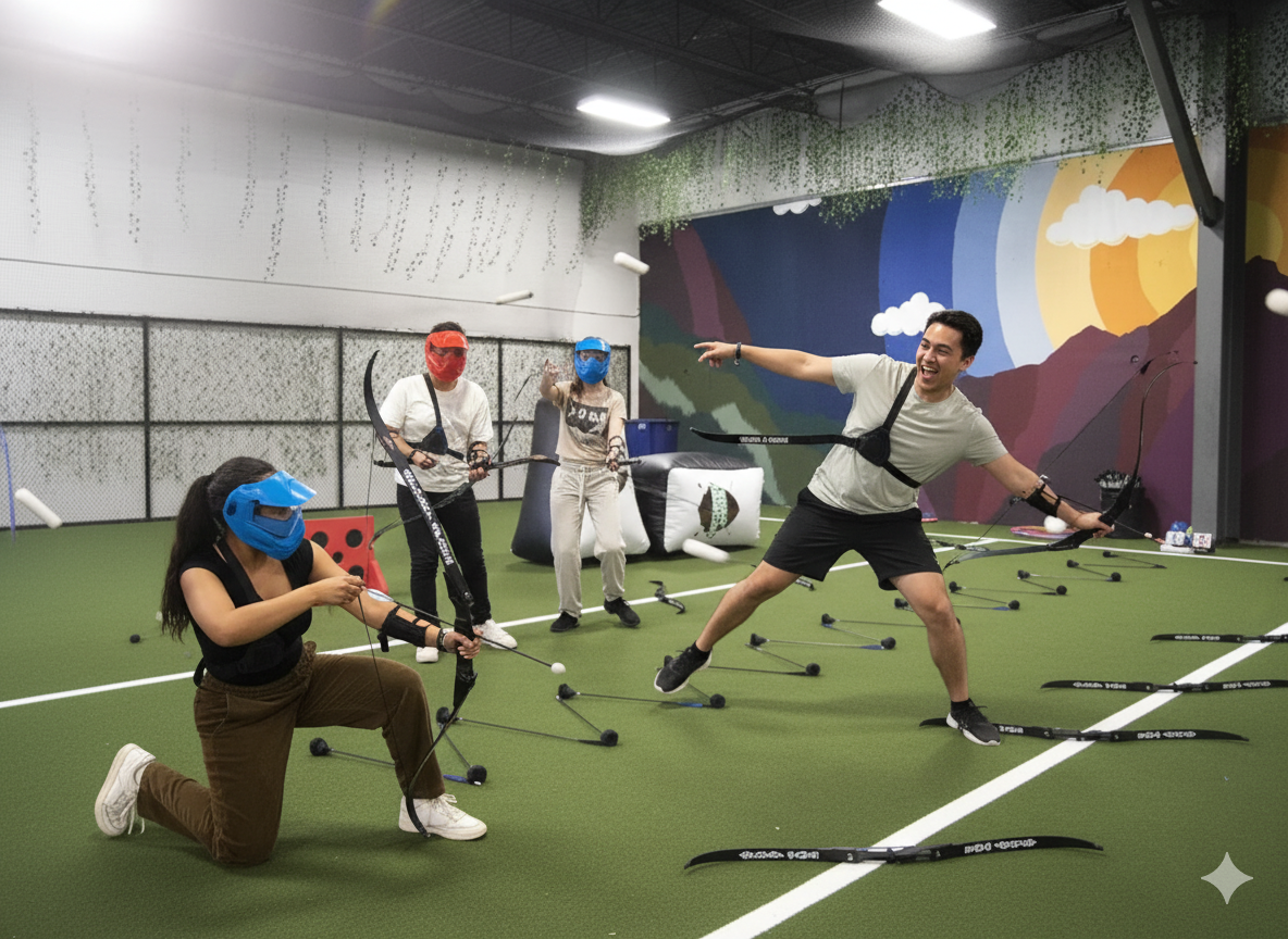 Archery Dodgeball Group Event